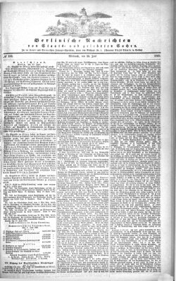 Berlinische Nachrichten von Staats- und gelehrten Sachen Mittwoch 10. Juni 1868