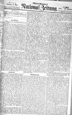 Nationalzeitung Montag 14. Mai 1860