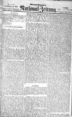 Nationalzeitung Samstag 26. Mai 1860