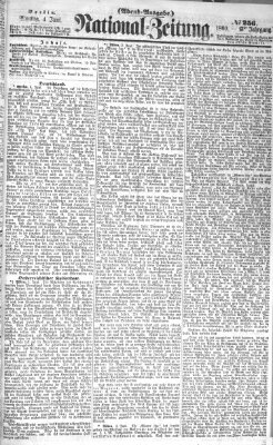 Nationalzeitung Montag 4. Juni 1860