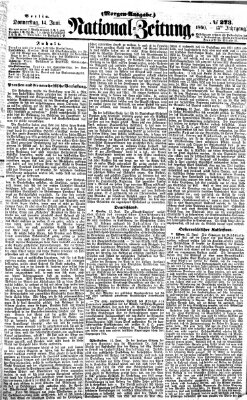 Nationalzeitung Donnerstag 14. Juni 1860