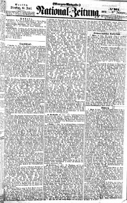 Nationalzeitung Dienstag 19. Juni 1860