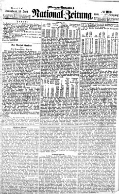 Nationalzeitung Samstag 23. Juni 1860