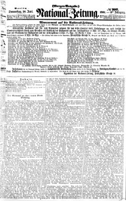 Nationalzeitung Donnerstag 28. Juni 1860