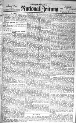 Nationalzeitung Mittwoch 4. Juli 1860