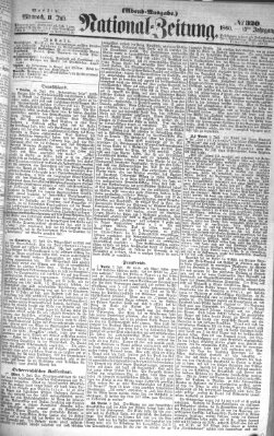 Nationalzeitung Mittwoch 11. Juli 1860