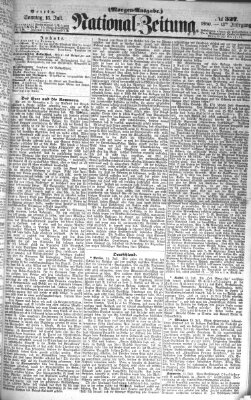 Nationalzeitung Sonntag 15. Juli 1860