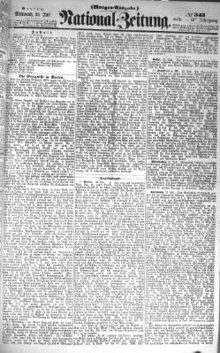 Nationalzeitung Mittwoch 25. Juli 1860