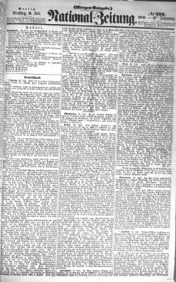 Nationalzeitung Dienstag 31. Juli 1860