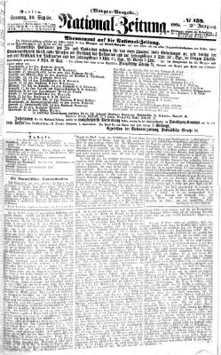 Nationalzeitung Sonntag 30. September 1860