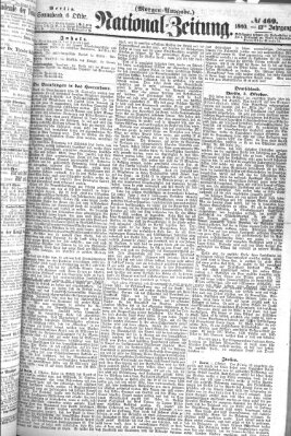 Nationalzeitung Samstag 6. Oktober 1860