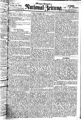 Nationalzeitung Freitag 26. Oktober 1860