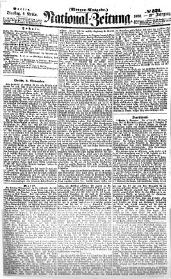 Nationalzeitung Dienstag 6. November 1860