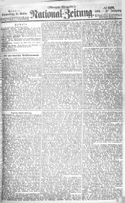 Nationalzeitung Donnerstag 15. November 1860