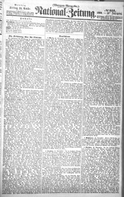 Nationalzeitung Freitag 23. November 1860