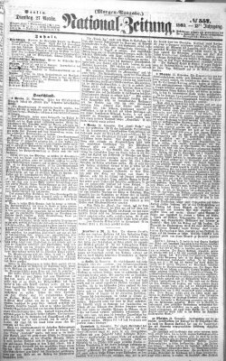 Nationalzeitung Dienstag 27. November 1860