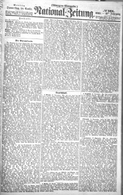 Nationalzeitung Donnerstag 29. November 1860