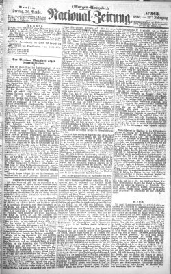 Nationalzeitung Freitag 30. November 1860