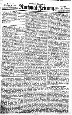 Nationalzeitung Dienstag 4. Dezember 1860