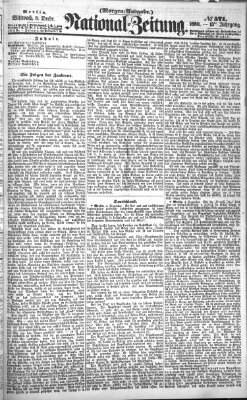 Nationalzeitung Mittwoch 5. Dezember 1860