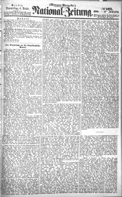 Nationalzeitung Donnerstag 6. Dezember 1860