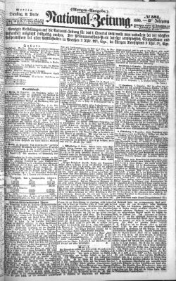 Nationalzeitung Dienstag 11. Dezember 1860