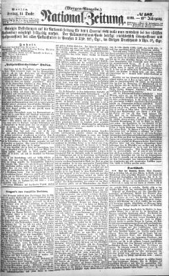 Nationalzeitung Freitag 14. Dezember 1860