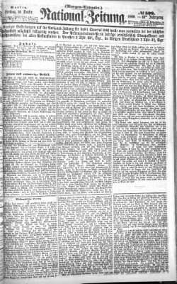 Nationalzeitung Freitag 21. Dezember 1860