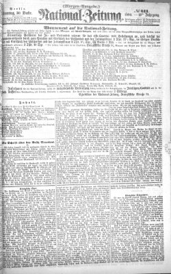 Nationalzeitung Sonntag 30. Dezember 1860