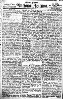 Nationalzeitung Donnerstag 11. April 1861