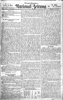 Nationalzeitung Freitag 19. April 1861