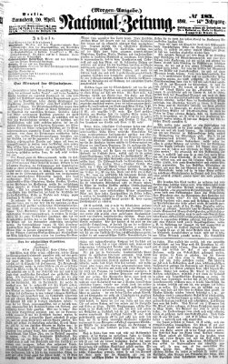 Nationalzeitung Samstag 20. April 1861