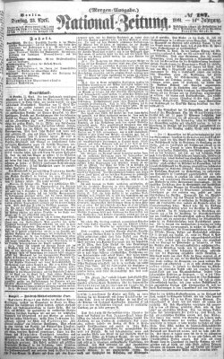 Nationalzeitung Dienstag 23. April 1861