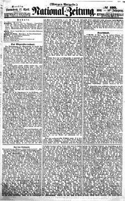 Nationalzeitung Samstag 27. April 1861