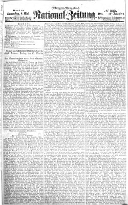 Nationalzeitung Donnerstag 9. Mai 1861