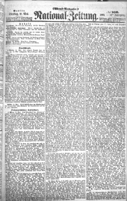 Nationalzeitung Dienstag 21. Mai 1861