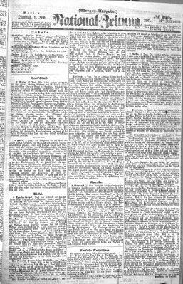 Nationalzeitung Dienstag 11. Juni 1861