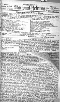 Nationalzeitung Sonntag 30. Juni 1861