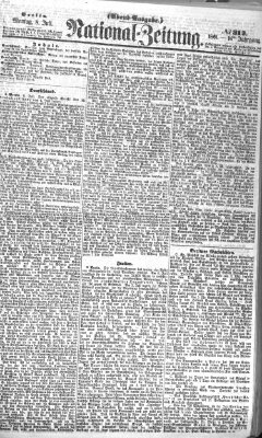 Nationalzeitung Montag 8. Juli 1861