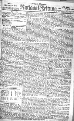 Nationalzeitung Mittwoch 10. Juli 1861