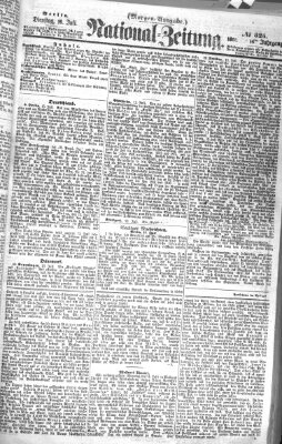 Nationalzeitung Dienstag 16. Juli 1861