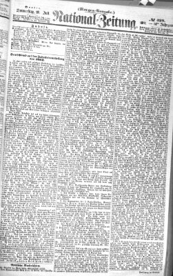 Nationalzeitung Donnerstag 18. Juli 1861