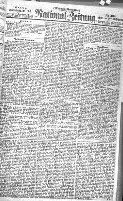 Nationalzeitung Samstag 20. Juli 1861