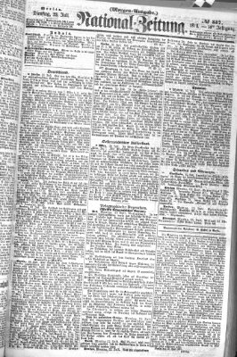 Nationalzeitung Dienstag 23. Juli 1861