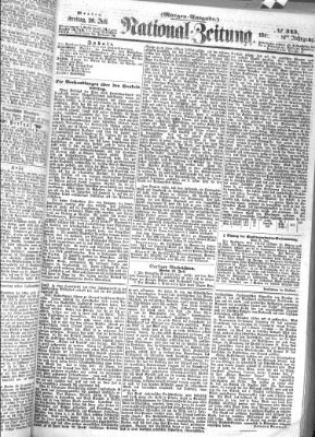 Nationalzeitung Freitag 26. Juli 1861