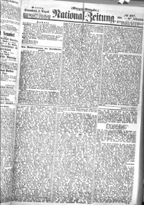 Nationalzeitung Samstag 3. August 1861