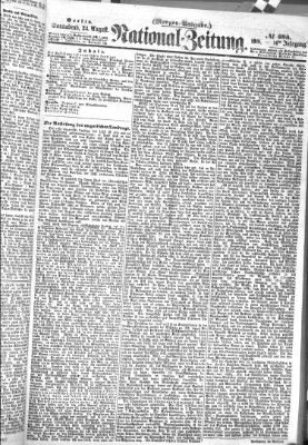 Nationalzeitung Samstag 24. August 1861