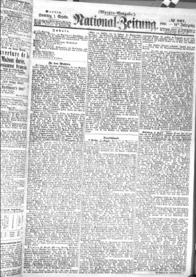 Nationalzeitung Sonntag 1. September 1861