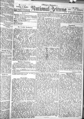 Nationalzeitung Freitag 6. September 1861