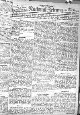 Nationalzeitung Dienstag 17. September 1861